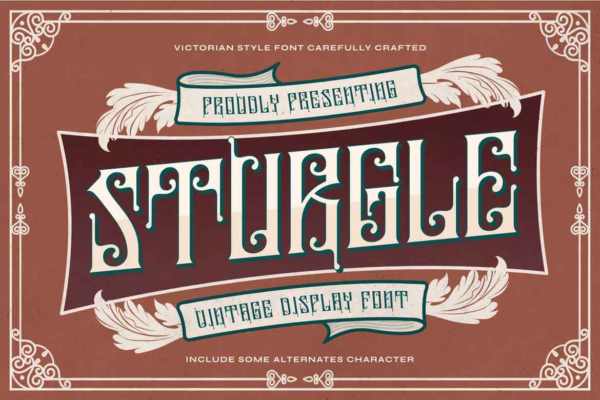 Sturgle Regular Font preview